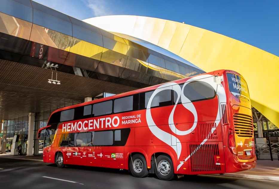 Ônibus do Hemocentro de Maringá percorreu 13 cidades em 2022