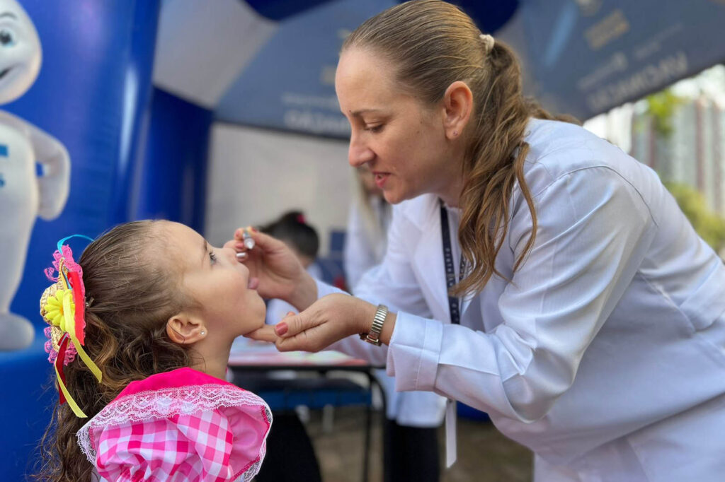 Vacinação da poliomielite no Paraná imuniza mais de 70 mil crianças