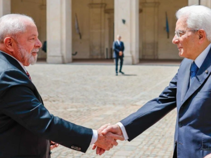 Lula recebe Sergio Mattarella, presidente da Itália, em Brasília