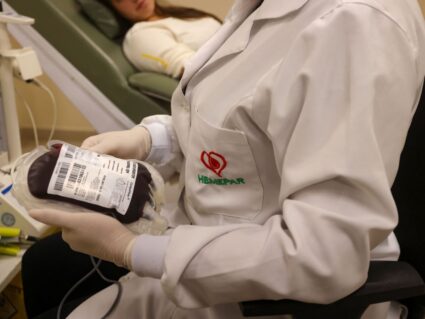Paraná precisa urgente de sangue O+ e O- nos bancos de doação