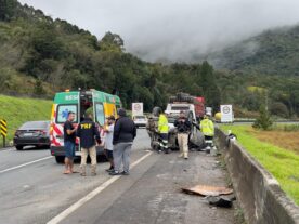 Dunga sofre grave acidente de carro na BR-116, no Paraná; VÍDEO